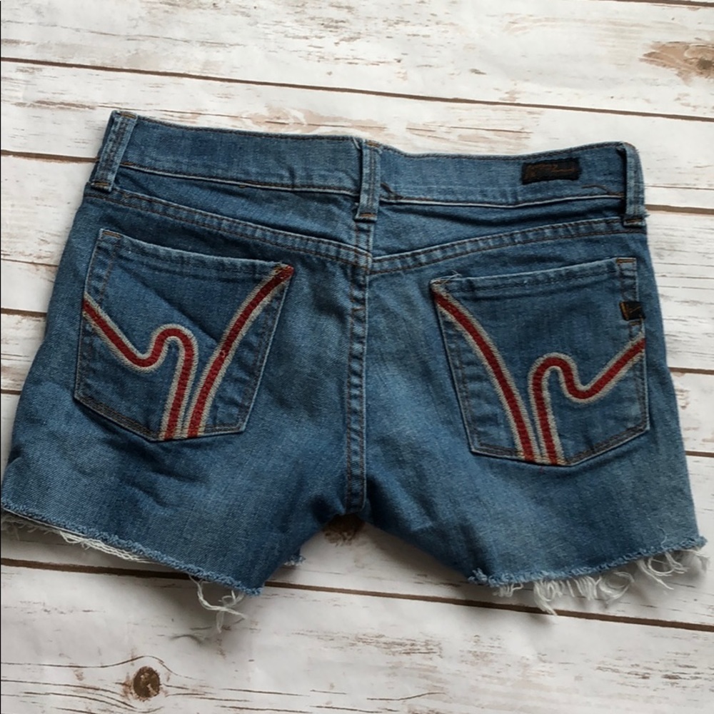 Citizen of humanity denim cut off’s